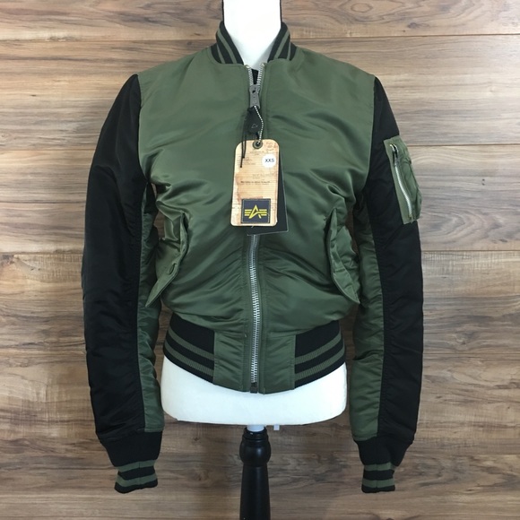 alpha industries varsity jacket